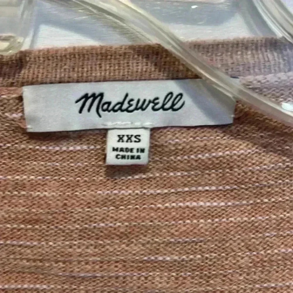 Madewell rose gold pink cardigan size XXS. In great condition! - Picture 4 of 6